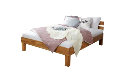 Bett Luis 90x200 cm Eiche Massiv von TiCAA