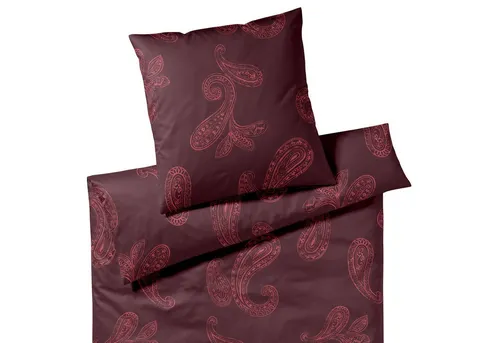 JOOP! Bettwäsche Paisley Rouge 160x210 cm + 65x100 cm in rot von JOOP!