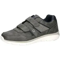 Lico Herren Conner V Sneaker, anthrazit/Marine, 46 EU - Herren-Sneaker mit atmungsaktivem Obermaterial aus Synthetik und bequemem Gummiverschluss für optimalen Tragekomfort.