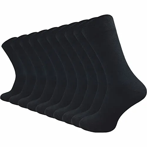 ca·wa·so Herren Socken 10er-Set aus 100% Baumwolle | Nahtlos und verstärkt - Komfortable Freizeitsocken im praktischen 10er-Set, aus 100% Baumwolle, ohne drückende Nähte und mit verstärkter Ferse für optimale Haltbarkeit. Ideal für jeden Tag!