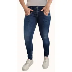 Herrlicher 5-Pocket-Jeans Piper Slim Jeans aus reused Denim