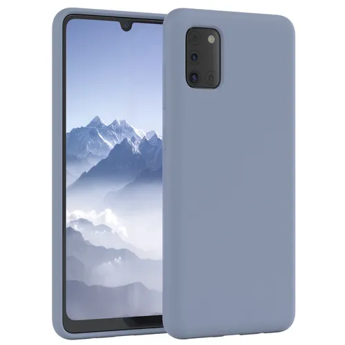 Für Samsung Galaxy A31 Handyhülle Soft Silikon Case Schutz Hülle Back Cover Blau
