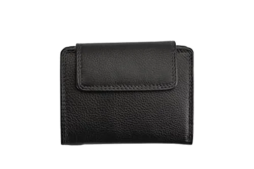 Josephine Osthoff Damen Geldbörse - Klein und Slim mit RFID-Schutz - Herren-Geldbörsen aus hochwertigem Echtleder, handgefertigt mit RFID-Schutz. Ideal für Sicherheit und Stil, mit mehreren Fächern und praktischem Design.