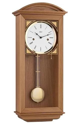 Hermle Pendelwanduhr Newport Eiche 14 Tage