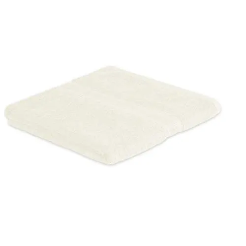 EXKLUSIV HEIMTEXTIL Frottier Handtücher Badetuch 100 x 150 cm Naturweiß 500 g