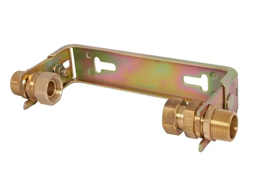Verstellbarer Wasserzähler-Einbaubügel QN 2,5 - Klemmen, korrosionsbeständig und rostresistent, ideal für langlebige Installationen mit 1