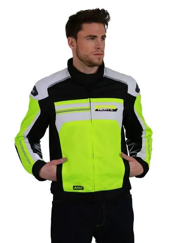 NERVE Motorradjacke X 66 Men in gelb von NERVE