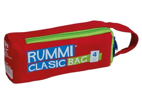 Cayro – Rummi Travel in Einer kleinen Tasche – ideales Brettspiel für Reisen – ideal für Kinder und Erwachsene – kombinieren Sie die Chips, um zu gewinnen – +2 Spieler