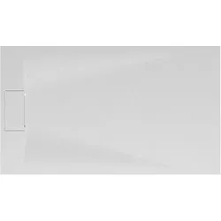 Schulte Duschwanne DWM-Tec, Rechteck 90x160 cm - Barrierefreie Duschwanne aus Mineralwerkstoff mit eleganter Steinstruktur, extraflach und rutschsicher – ideal für moderne Bäder.
