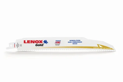 966G H.DEMOLIC.225X22X1.6 6D Säbelsägeblatt - Bi-Metall Säbelsägeblatt mit Titanpräzisionsbeschichtung für effiziente Abrissarbeiten; ideal für anspruchsvolle Anwendungen.