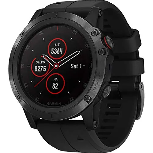 Garmin Fenix 5X Plus Sapphire Black/Black