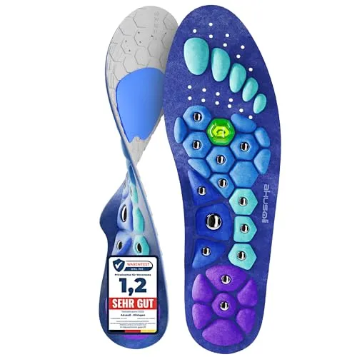 Produktbild Akusoli Magnetische Schuhe: Akupressur-Einlegesohlen EU42-47