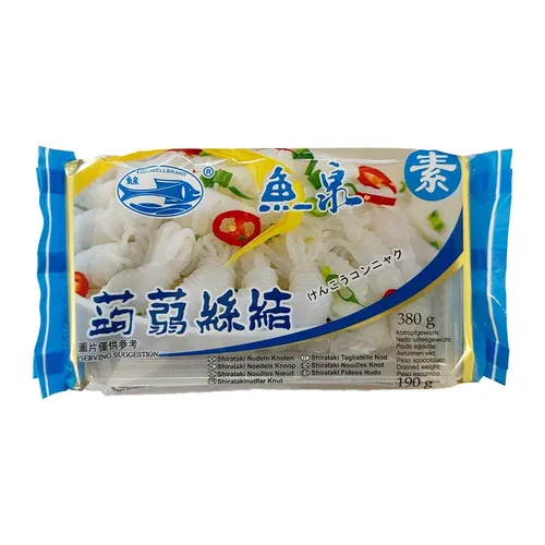 380g Fishwell Brand Shirataki Nudeln Knoten Shirataki Noodles Knot