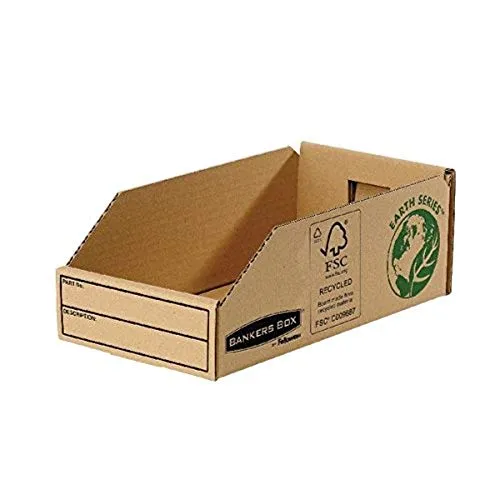 BANKERS BOX EARTH Kleinteilebox, braun, (B)147 mm - Praktische Ablagesysteme für Ordnung, umweltfreundlich und ideal für die Organisation von Kleinteilen.