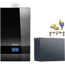 Buderus Gas-Brennwert Paket Kombigerät Logamax plus W47 GB182i.2-20 KDH 20kW