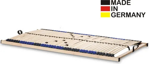 Lattenrost Superflex 90x200 mit 42 Federleisten - Stabiler 7-Zonen Lattenrost mit 42 Federleisten aus schichtverleimtem Birkenholz. Ideal für optimale Gewichtsverteilung und Luftzirkulation. Kinderleichter Aufbau und geeignet für alle Matratzentypen.
