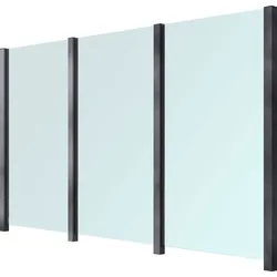 Produktbild STAKET PRO Zaun Set, Glaszaun 3,284 m