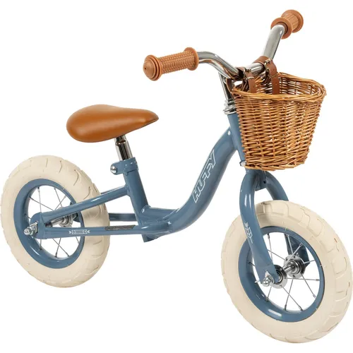 Huffy Vintage 10-Zoll Laufrad für Kinder - Kinderfahrzeuge: Erstes Balance-Bike für Kleinkinder, fördert Koordination und Gleichgewicht mit verstellbarem Design und praktischem Korb für Abenteuer.