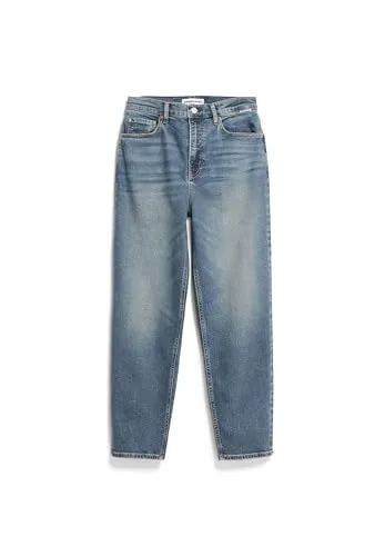ARMEDANGELS Damen Mom Jeans MAIRAA Comfort Stretch Callisto 31/32 - Bequeme Mom Fit Jeans aus recyceltem Baumwollmix, ideal für nachhaltige Mode. Hoher Tragekomfort und stylischer Look für jeden Anlass.