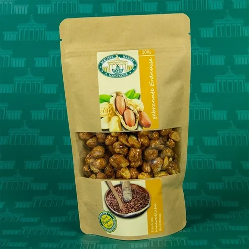 Gebrannte Erdnüsse im Beutel 200g
