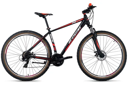 Mountainbike Hardtail 29'' Morzine schwarz - 21 Gänge Aluminiumrahmen - Herren-Mountainbike mit 21 Gängen und Kettenschutz, ideal für Abenteuer. Mit mechanischen Scheibenbremsen und robuster Aluminiumkonstruktion für hohen Fahrkomfort.