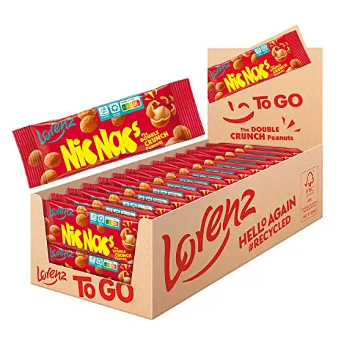 Lorenz Snack World NicNac's Riegel, 24er Pack (24 x 40 g)