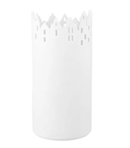 räder Stadtvase aus Porzellan in weiß D11cm x H22cm in weiß von Räder