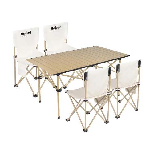 Camping Strand Tourist Tisch klappbar mit 4 Stühlen