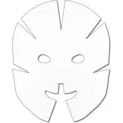 Blanko-Masken, dreidimensional, 40 Stück von Roylco