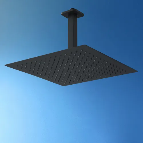 JOHO 30cm Regendusche Duschkopf - Bad- & Duscharmaturen mit XXL-Performance: Der 30x30cm Kopfbrause aus rostfreiem Edelstahl bietet einen sanften Wasserstrahl und ein modernes, ultra-dünnes Design für Ihr Badezimmer.