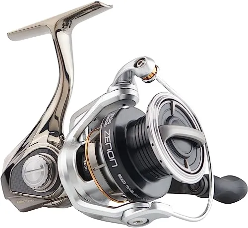 Abu Garcia Zenon 4000SH Spinning Reel - Leichte Spinningrolle mit nur 160g, ideal für präzises Angeln. Die 11 Kugellager sorgen für sanfte Bedienung und hohe Leistung.