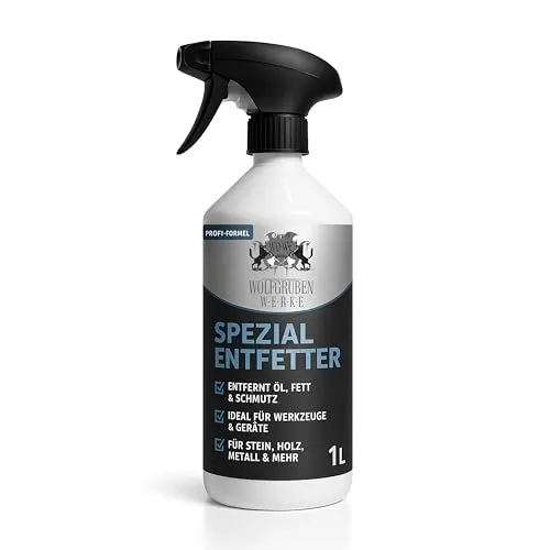 WO-WE Spezial Entfetter Spray – Küchenreiniger & Fettlöser für Küche, Fliesen, Grill, Küchenfronten – 1L