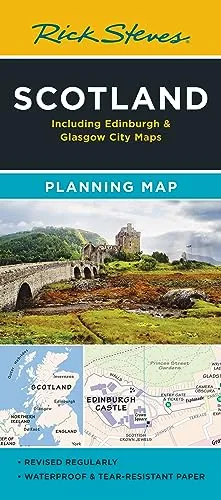 Rick Steves Scotland Planning Map: Including Edinburgh & Glasgow City Maps