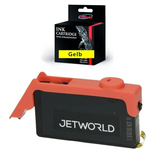 JetWorld Tintenpatrone Gelb Kompatibel für HP 912XL (3YL83AE) OfficeJet Pro 8010, 8012, 8013, 8014, 8015, 8017, 8020, 8022, 8023, 8024, 8025, funktioniert mit Geräten der HP+ 'e'-Version