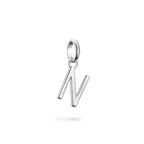 Thomas Sabo Charm Club Connect Charm-Anhänger Buchstabe N in silber von THOMAS SABO