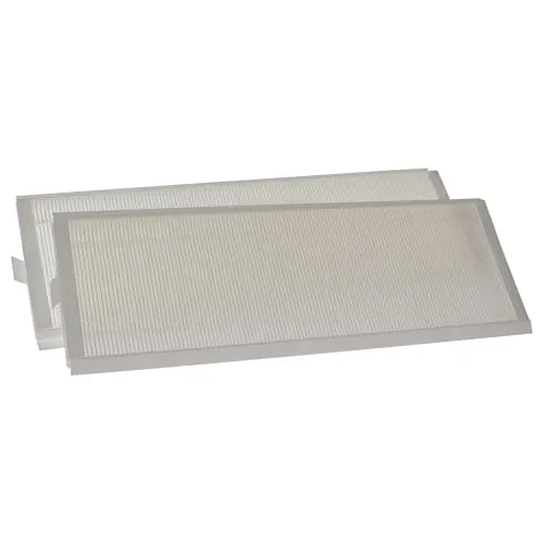 vhbw 2x Filter G4 kompatibel mit AERISnext 600, 350, 450 Lüftungsgerät - Filterset, 50 x 16 x 4 cm Weiß