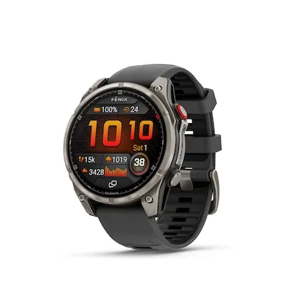 Garmin fenix 8 Pro - Multisport GPS-Smartwatch mit inReach-Technologie - Sport- / Outdoor-Uhren mit LTE- und Satellitenverbindung für sichere Abenteuer. Erlebe Sprachanrufe und SOS-Notruf direkt am Handgelenk.