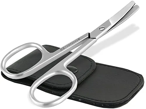 Babynagelschere Kinder Nagelschere mit abgerundeten Enden aus Edelstahl mit Aufbewahrungsetui