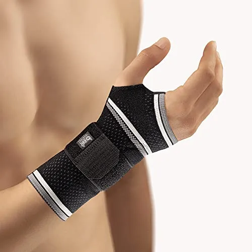 Bort ManuBasic® Handgelenkbandage Schwarz S plus links von BORT