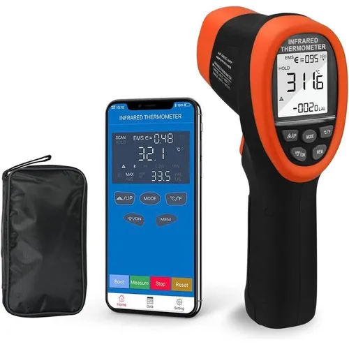【Nicht für Menschen】Infrarot Thermometer, IR Laserthermometer, Berührungslose,