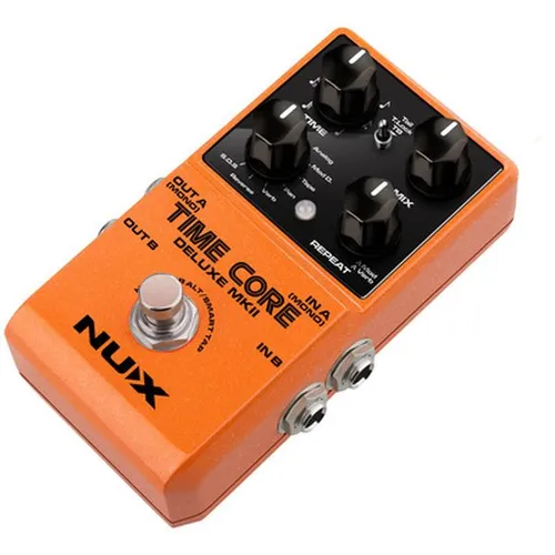 NUX MNU Time Core Deluxe MK2 | Effektgerät für Gitarren - Gitarren-Effektgerät mit innovativen Delay-Funktionen und vielseitigen Soundmöglichkeiten, ideal für kreative Musiker.