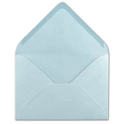 DIN C6 Briefumschläge Hellblau