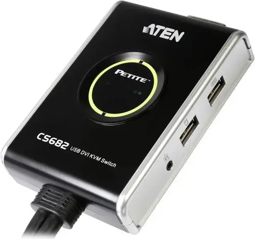 Aten CS682 KVM-Switch DVI USB Audio von ATEN