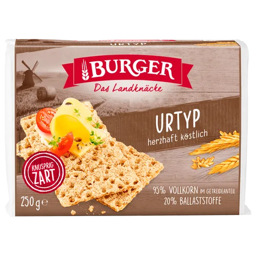 Produktbild Burger Knäckebrot Burger Knäcke Urtyp 250g