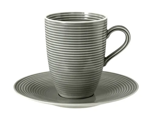 Seltmann Weiden Becher Seltmann Weiden Beat Perlgrau Becher+Untere 2tlg., Porzellan