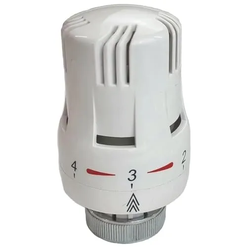 Weiß Heizkörper Thermostatventil TRV Ersatz M30x1,5 Universal für alle Hersteller