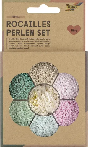 folia Rocailles-Perlen-Set PASTELL