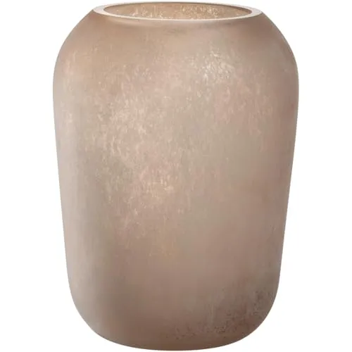 LEONARDO HOME Trogolo Vase - Vase in sanften Erdfarbtönen, ideal für Blumen und Zweige, bringt natürliche Eleganz und Wärme in dein Zuhause, Höhe 22 cm, vielseitig einsetzbar.