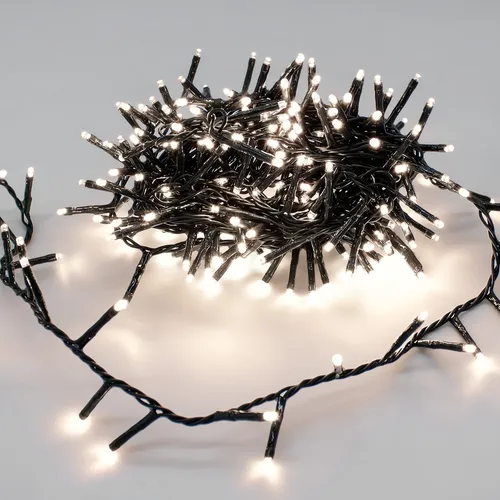 LED Deko-Lichterkette - 40 kaltweiße LEDs - Garten Weihnachten Innen Außen