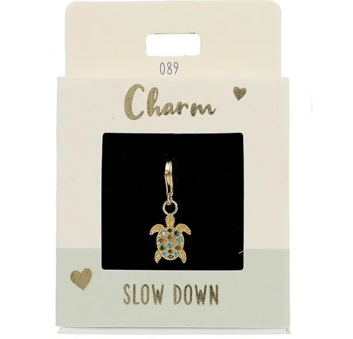 Depesche Charm-Armband DEPESCHE Charm Express yourself Schildkröte gold